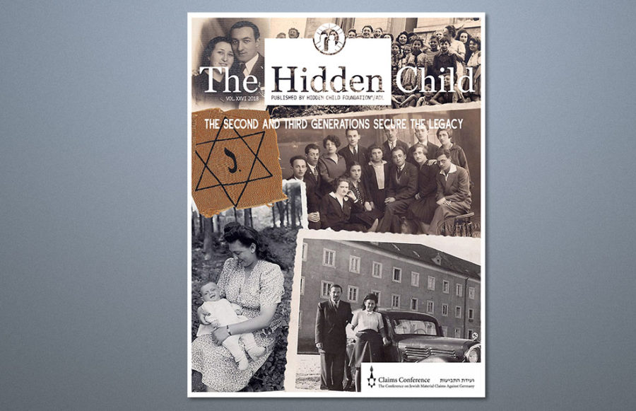 Anti-Defamation League - The Hidden Child: 5,000 40 page plus cover books.  8½ x 11.  Cover prints 4/4, Interior prints PMS 200 Red plus Black, 2 sides.  Cover stock: 70# Bright White Opaque.  Interior Stock: 60# Bright White Opaque.  Fold, stitch, trim.  Bulk in cartons.