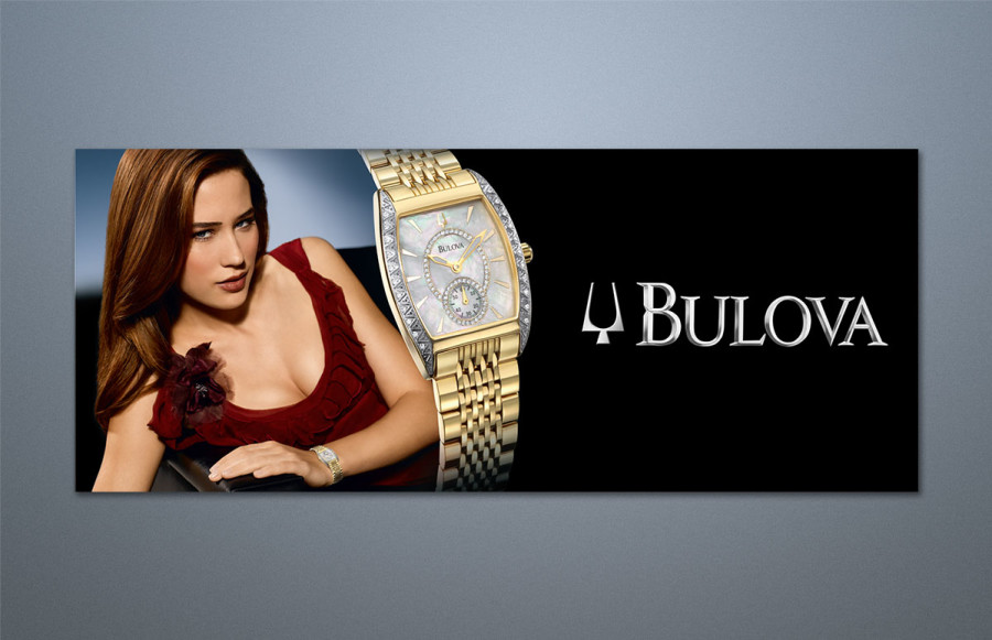 Bulova Billboard: 500 "30 Sheet" billboards printed offset on wet strength poster paper.