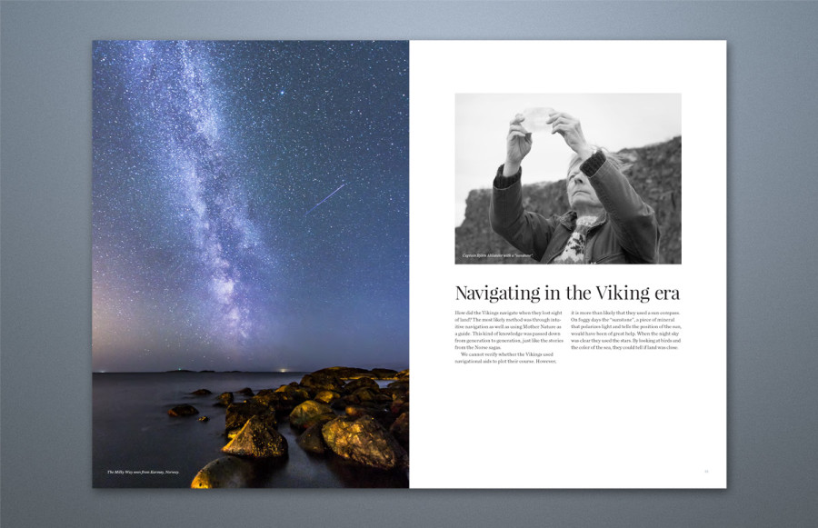 Draken Expeditions
Souvenir Books:
10,000 56 page + cover souvenir books.  8.27” x 11.69” (Euro A4) plus bleed, upright.  Printing 4/4 UV cured inks on UV conformed press.  Cover prints on 120# Bright White Smooth Opaque uncoated cover with registered emboss and k/o type.  Text prints on 100# Bright White Smooth Opaque uncoated text.  Perfect bind with PUR bind glue and hinge scored cover.