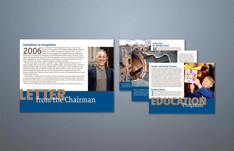 2006 Annual Report: 25 DocuColor copies of 28 pages. Files posted to our FTP site. One day production schedule.