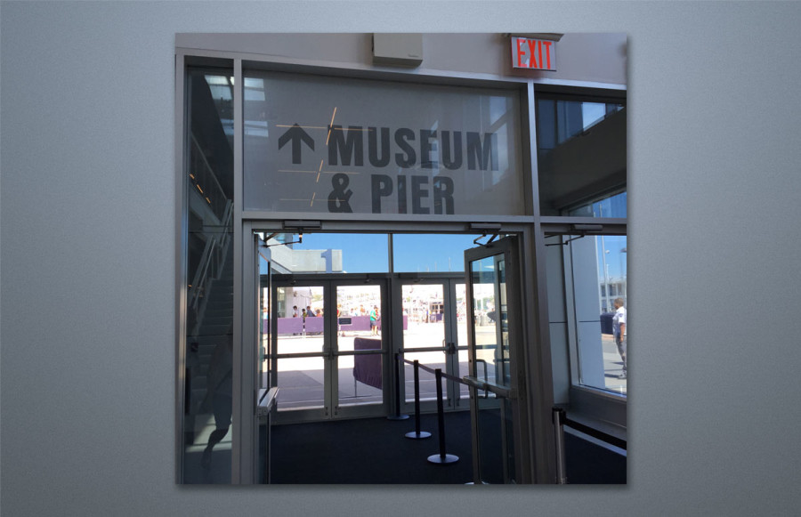 Indoor/Outdoor Signage: Complete signage imaging and installation of various elements in newly opened Visitor Center.  Imaging from client’s files on Self Adhesive Vinyl, Cut Vinyl, Dibond and Perf Vinyl  on all indoor and outdoor way finding signage.  Our responsibility also included creation and installation of Braille signage.