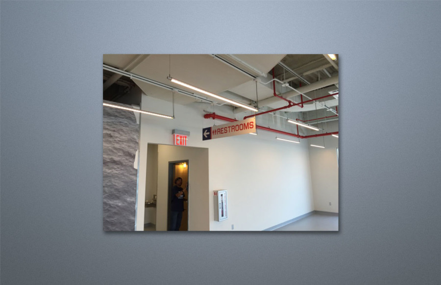 Indoor/Outdoor Signage: Complete signage imaging and installation of various elements in newly opened Visitor Center.  Imaging from client’s files on Self Adhesive Vinyl, Cut Vinyl, Dibond and Perf Vinyl  on all indoor and outdoor way finding signage.  Our responsibility also included creation and installation of Braille signage.