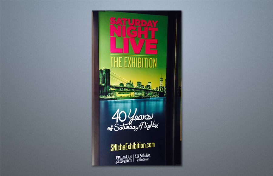 SNL Exhibit: From the receipt of art to the final delivery, working around the clock, we completed the job in less than 48 hours.