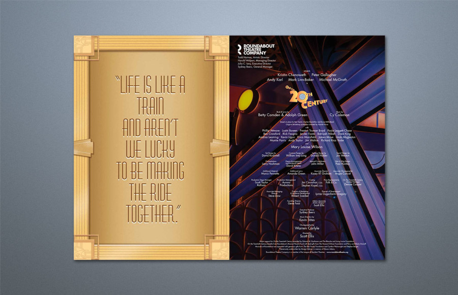 Souvenir Programs: Multi-page, 9 x 13 upright. 4/c Process + gloss AQ (5/5). Printing on 130# gloss coated cover with text printing on 100# gloss text. Saddle stitch. Show Epsons and booked blues.