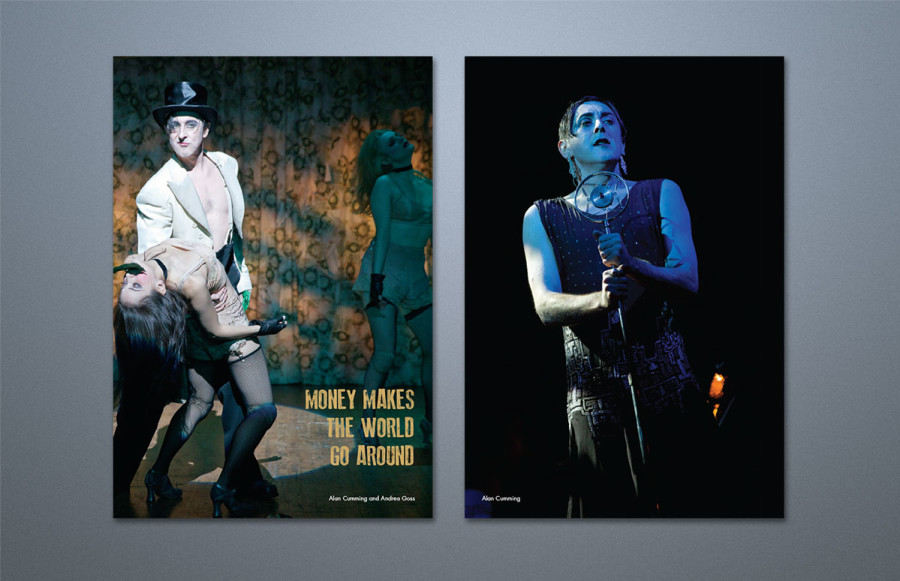 Souvenir Programs: Multi-page, 9 x 13 upright. 4/c Process + gloss AQ (5/5). Printing on 130# gloss coated cover with text printing on 100# gloss text. Saddle stitch. Show Epsons and booked blues.