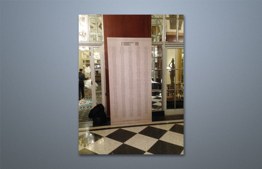 Gala Decoration: Create seven, 8 foot high walls x 6” deep by constructing individual wood frames and attaching printed Poly Canvas with blank canvas behind to prevent show-through.  All imaged from client’s art.  Free-standing units held together with hidden sandbags.