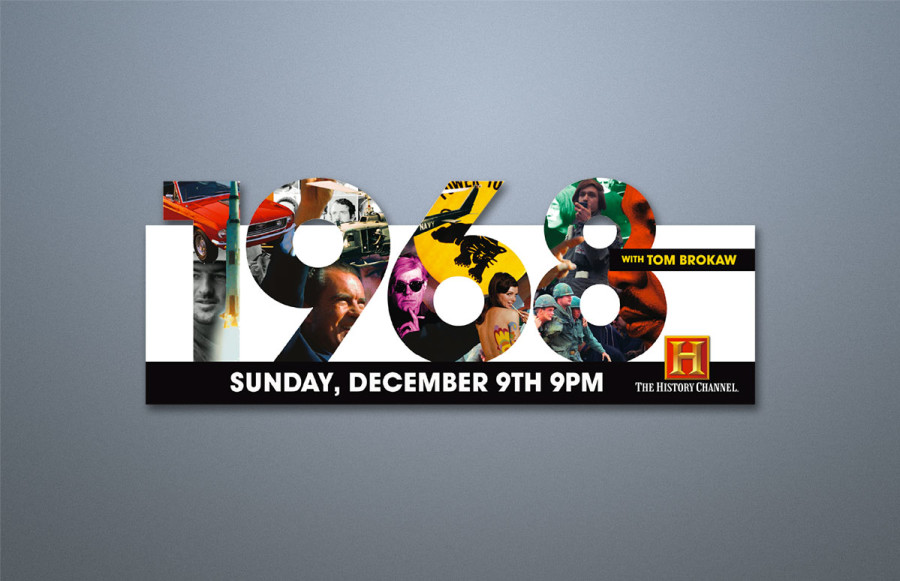 History Channel Billboards: 14 x 48 Digitally produced vinyl billboard with custom extensions.