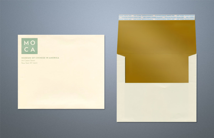 Custom Outer Envelope: Prints 2 sides + metallic foil stamp. Match PMS 8321 for foil stamp. 100# Endurance Silk Text. Apply self stick adhesive to flap.