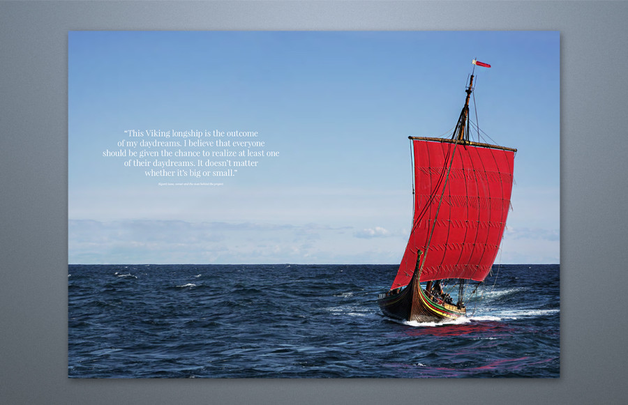 Draken Expeditions
Souvenir Books:
10,000 56 page + cover souvenir books.  8.27” x 11.69” (Euro A4) plus bleed, upright.  Printing 4/4 UV cured inks on UV conformed press.  Cover prints on 120# Bright White Smooth Opaque uncoated cover with registered emboss and k/o type.  Text prints on 100# Bright White Smooth Opaque uncoated text.  Perfect bind with PUR bind glue and hinge scored cover.